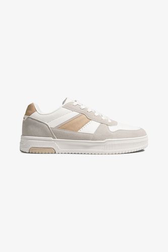 Klassischer Sneaker - Weiß/Beige - Male - TeeShoppen - Modalova