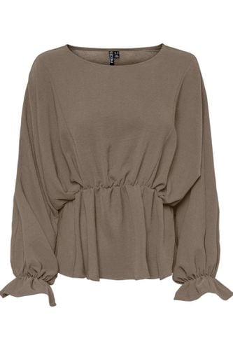 Flore Longsleeves Bluse - Fossil - PIECES - Modalova