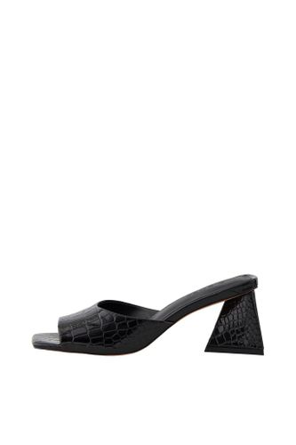 Anlise Croco Sandale - Schwarz - PIECES - Modalova