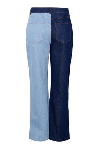 Lena Straight Denim Buskser - Hellblauer Denim - PIECES - Modalova