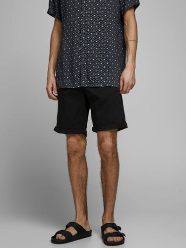 Chino strecken Shorts - Schwarz - Mann - Jack & Jones - Modalova