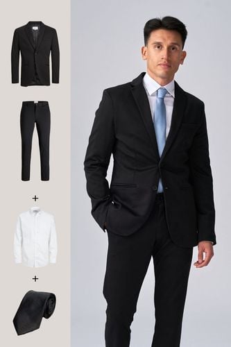 The Original Performance Suit + Shirt & Tie - Package Deal - Mann - TeeShoppen - Modalova