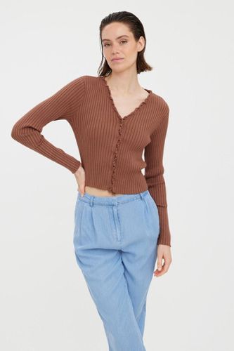 Elly Frill Cardigan - Aztek - Vero Moda - Modalova