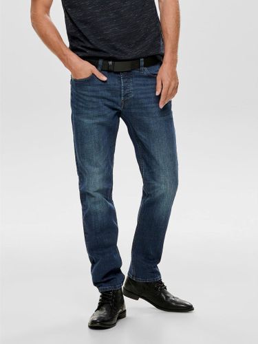 Wäsche Jeans gewaschene Jeans - Denim - Mann - Only & Sons - Modalova