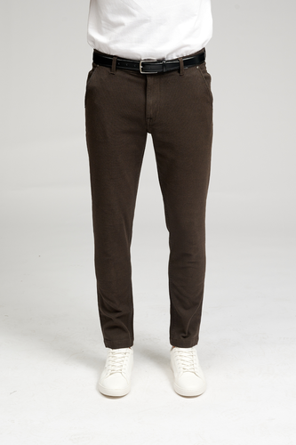 The Original Performance Struktur Pants - Dunkelbraun - Mann - TeeShoppen - Modalova