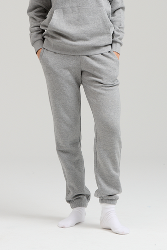 Basic Jogginghose - hellgraue Melange - Damen - TeeShoppen - Modalova