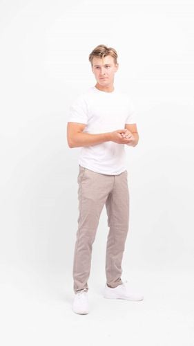 Markieren Pants kariert - Beige - Male - Only & Sons - Modalova