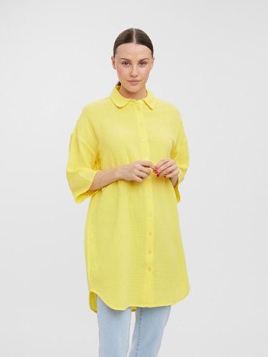 Natali 3/4 Overshirt - Gelb - Vero Moda - Modalova