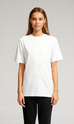 Oversized T-shirt - Hellgrau Melange - TeeShoppen - Modalova