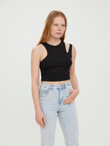 Ofelia Neia Tank Crop Top - Schwarz - Vero Moda - Modalova