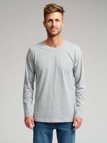 Grundlegendes langärmeliges T-Shirt-grau - TeeShoppen - Modalova
