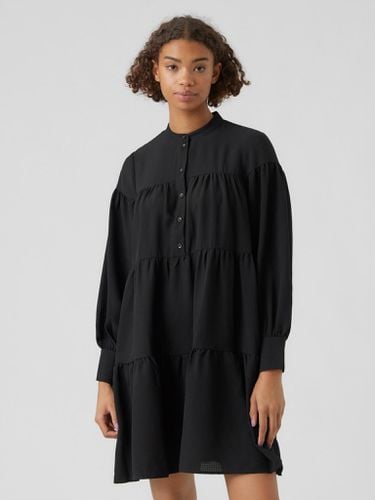 Hymnen Langarm Kleid - schwarz - Vero Moda - Modalova