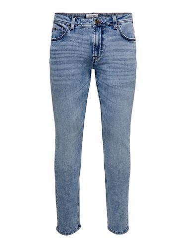 Loom Life Slim Jeans - Blue Denim - Only & Sons - Modalova