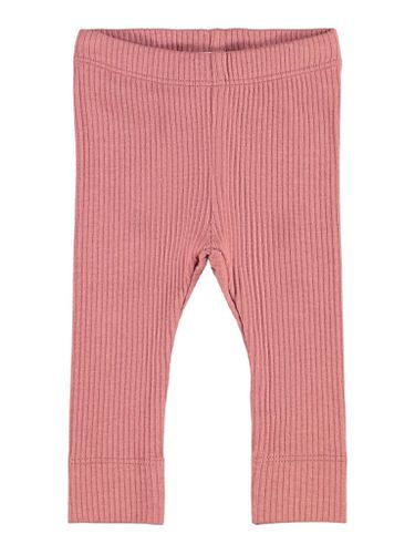 Rippen -Leggings - verdorrte Rose - Name It - Modalova