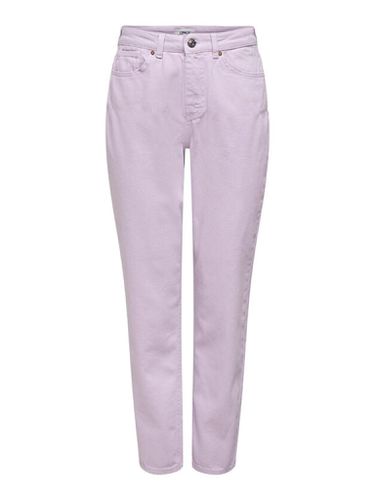Solid Color Mom Pants - Orchideenstrauß - ONLY - Modalova