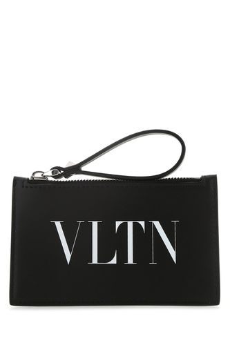 Leather card holder - VALENTINO GARAVANI - Modalova