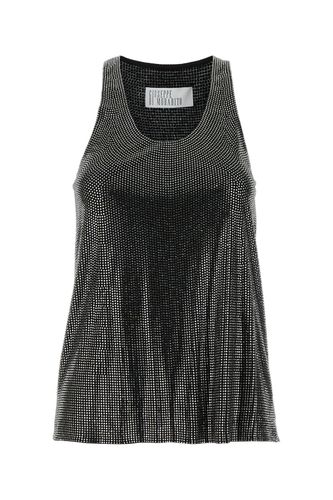 Embellished viscose tank top - GIUSEPPE DI MORABITO - Modalova