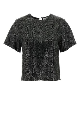 Embellished viscose t-shirt - GIUSEPPE DI MORABITO - Modalova