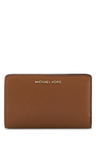 Caramel leather wallet - MICHAEL BY MICHAEL KORS - Modalova