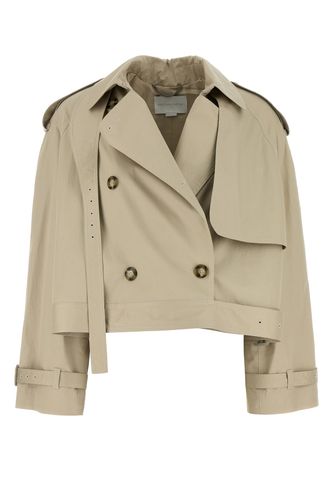 Sand cotton trench coat - STELLA McCARTNEY - Modalova