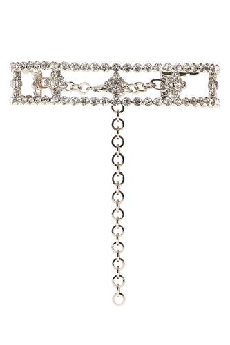 Embellished metal Crystal choker - ALESSANDRA RICH - Modalova