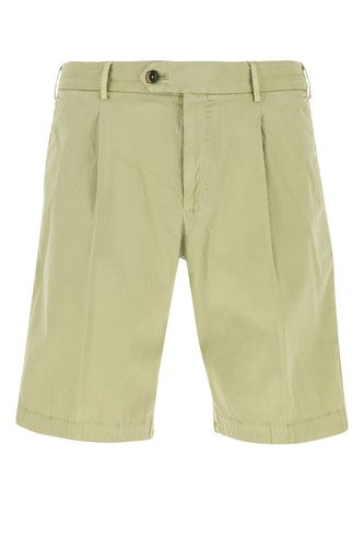 Mint stretch cotton bermuda shorts - PT TORINO - Modalova