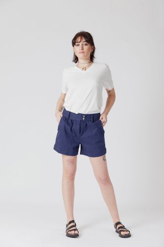 LILY Organic Cotton Shorts Navy, SIZE 4 / UK 14 / EUR 42 - KOMODO - Modalova