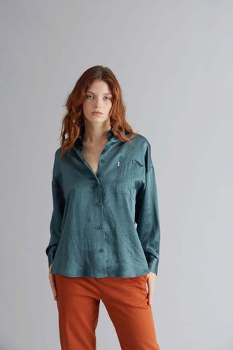 HANAKO Womens Recycled Acetate Shirt Ivy, Size 1 / UK 8 / EUR 36 - KOMODO - Modalova
