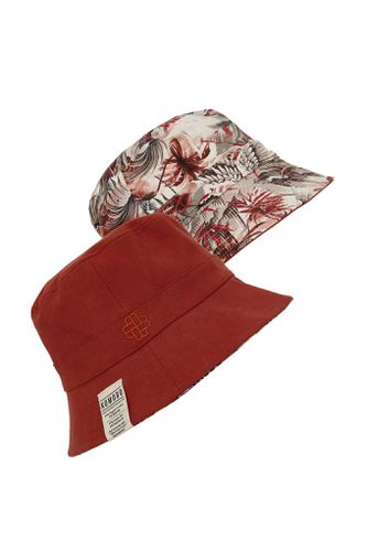 BUCKY REVERSABLE Organic Cotton Hat Tropic Red - KOMODO - Modalova