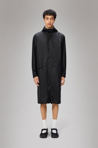 Rains Longer Jacket - Black - Rains - Modalova