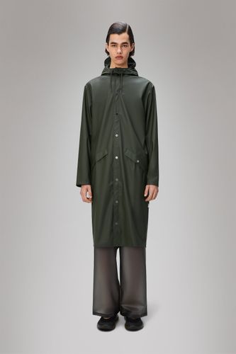 Rains Longer Jacket - Green - Rains - Modalova