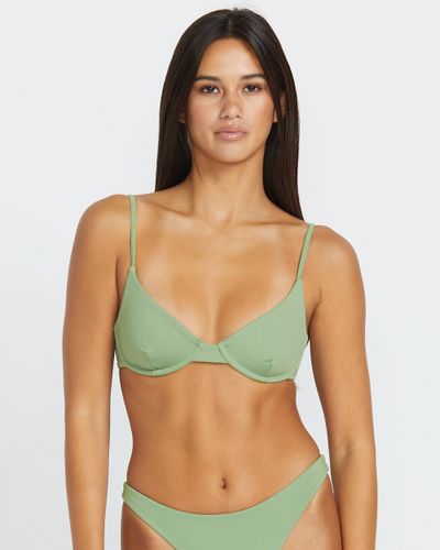 Women's Simply Seamless Demi Uwire Bikini Top - Volcom - Modalova