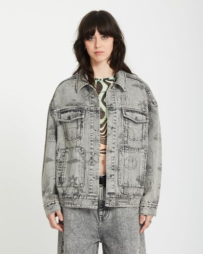 Women's Filip Rygalski Denim Jacket - Volcom - Modalova