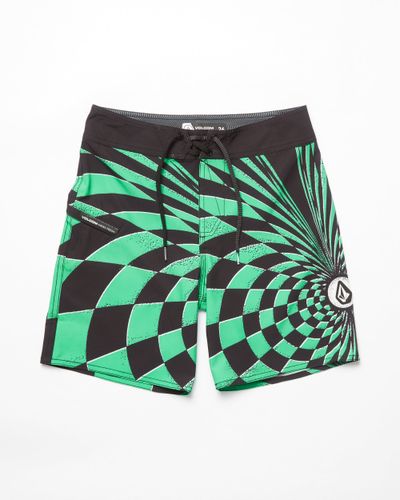 Men's Mod Spiral Stone Shield Boardshort - (KIDS) - Volcom - Modalova