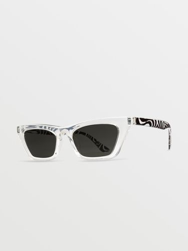 Men's Peace Punk Asphalt Beach Sunglasses (Gray Lens) - Volcom - Modalova