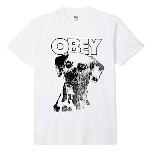 Obey Dalmation T-Shirt - White - Obey - Modalova