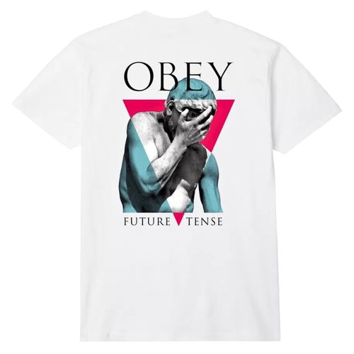Obey Future Tense T-Shirt - White - Obey - Modalova