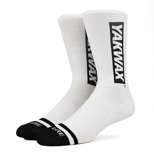 Yakwax Block Logo Socks - White - Yakwax - Modalova