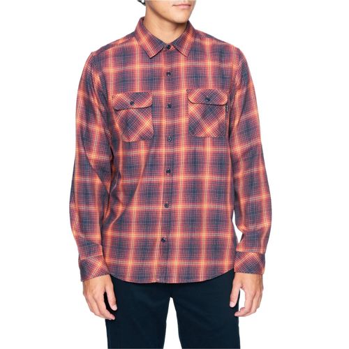 Bend Burnout Long Sleeve Flannel Shirt - Hurley - Modalova