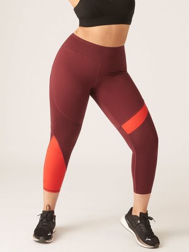 Puma X Modibodi 7/8 Active Legging Moderate-Heavy Aubergine/Burnt red - Modibodi - Modalova