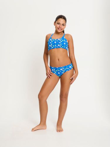 SmileyWorld Modibodi Teen Swimwear Bikini High Absorbency Boho Botanical Blue - Modibodi - Modalova