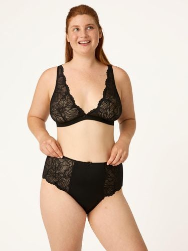 Manon Hi Waist Brief Moderate-Heavy Noir Black - Modibodi - Modalova