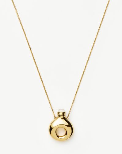 Message in a Bottle Molten Pendant Necklace | 18ct Gold Plated - Missoma - Modalova