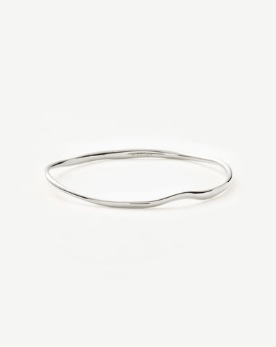 Molten Ripple Bangle | Sterling Silver - Missoma - Modalova