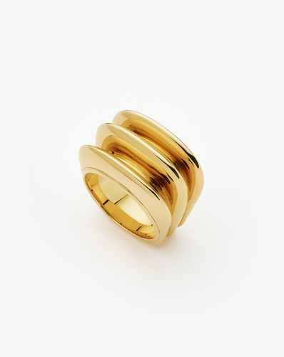 Hera Dome Triple Ridge Ring - Missoma - Modalova