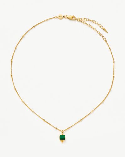 Lucy Williams Malachite Choker | 18ct Gold Vermeil/Malachite - Missoma - Modalova