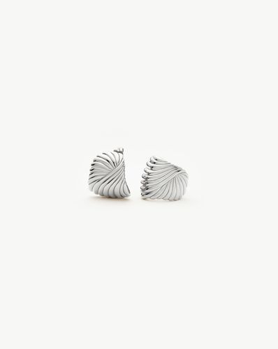 Ripple Stud Earrings | Silver Plated - Missoma - Modalova