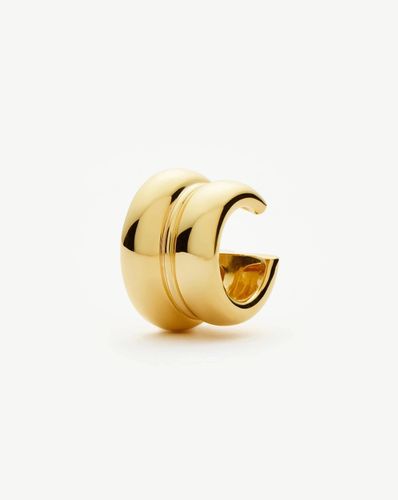Sculptural Chubby Double Ear Cuff | 18ct Gold Plated - Missoma - Modalova