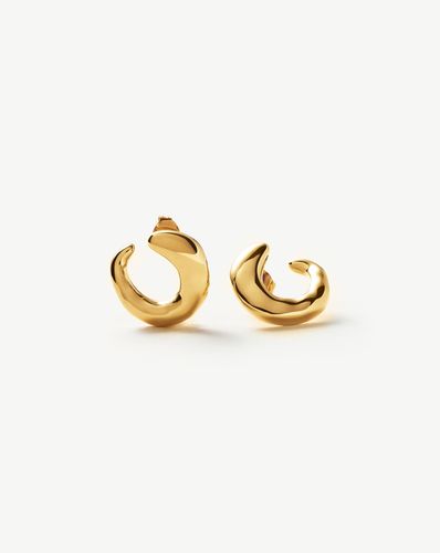 Molten Open Earrings | 18ct Gold Vermeil - Missoma - Modalova