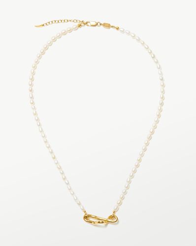 Molten Seed Pearl Knot Necklace - Missoma - Modalova